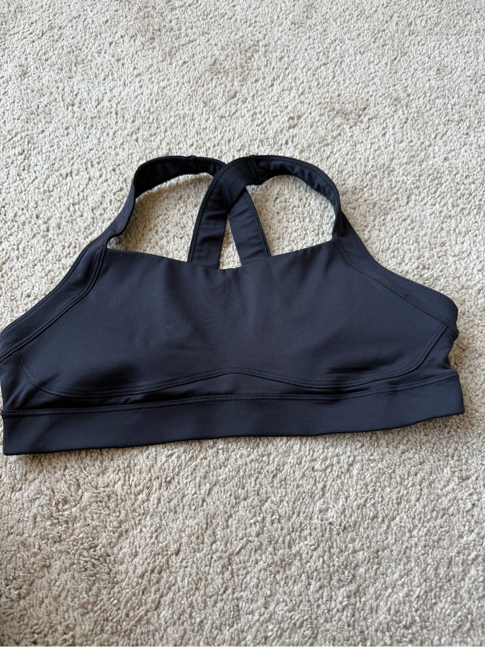 Old Navy Black Strappy Sports Bra
